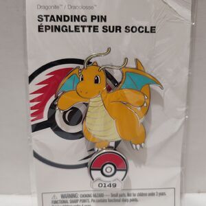 Pokemon Dragonite Enamel Pin Official Nintendo Collectible Standing Pin Badge